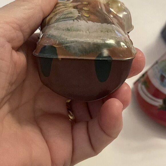 Vintage Thomas Pacconi Metal Tin Ornaments 3Bells, 1 Santa, 1 Nutcracker, Star - Picture 15 of 15